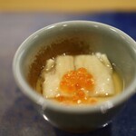 Sushi Akazu - 穴子とイクラの茶碗蒸し