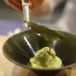 Sushi Akazu - シャリ玊に肝ソース