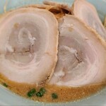 くるまやラーメン - ネギみそチャーシュー麺アップ。