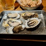 鹿酔庵 - 焼けた牡蠣