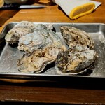 鹿酔庵 - 焼けた牡蠣