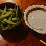 Mingei Chaya Sarutan - 枝豆330円