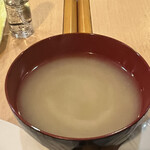コトブキ - シジミの味噌汁　サービスだ❗️