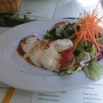 ボナペティート - 岩中豚のソテー・ピザ職人風ソースでございます