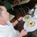 ボナペティート - JIROCK氏はラザニア・ボロネーゼソースとモッツアレラチーズをチョイスです