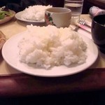 幸 - 「ランチステーキ」ご飯(^^;