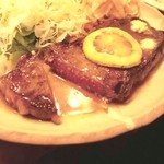 幸 - 「ステーキ」を切ってみた(^^)/