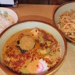 中山商店 - 辛つけ麺＋平日サービス 小ライス