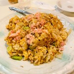 華園 - カニﾁｬｰﾊｿ。コシヒカリっぽい「粘り」がいい感じ☆