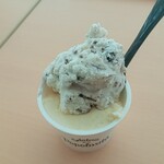 파노파노 야하바 이와테 이다이점 - 젤라또(더블 쿠키 크림 & 카라멜, 위에서)