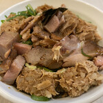 人生夢路 徳麺 - セットの豚丼