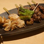 千の庭 - 串焼き盛り合わせ