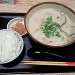 沖縄家庭料理 丸安そば - いなむるち汁　ご飯つき