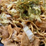 ポッポ - ソース焼きそば 接写。