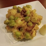 囲み家 - 銀杏のかき揚げ
