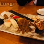 手打そば 菊谷 巣鴨本店 - 酒肴の盛り合わせ
                                