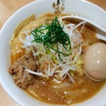 らぁ麺 はやし田 - 冬季限定 熟成焼き味噌らぁ麺 950円、味玉 100円