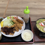 中根うどん - 川合スペシャルB定食2000円