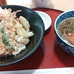 Ikkyuuan - 季節野菜天丼780円