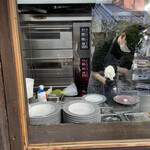 スイーツ カフェ キョウト ケイゾー - スタッフさんが作ってくれます