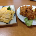 Oomuraan - だし巻玉子 ＆ 鶏の唐揚げ