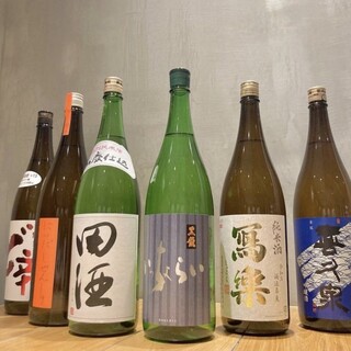 [Hard-to-obtain sake] Premium sake is always available.