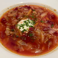 Russian Restaurant ROGOVSKI 銀座 - ウクライナ風ボルシチ