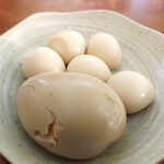 麺カフェ ひまわり - サービスの卵たち