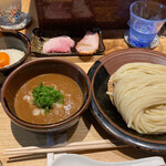 中華蕎麦 とみ田 - つけ麺並　たまごかけご飯
