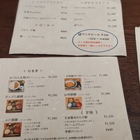 フレンチ懐石 広尾おくむら - メニューでございます