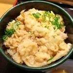 若菜そば - なんちゃって天丼