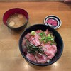 まぐろ三昧那智 - まぐろとネギトロの二食丼