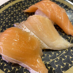 Hama zushi - サーモン3種