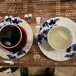 カフェ&ワインバー 葡萄酒一番館 - 一升瓶ワイン（湯呑茶碗） 赤、白