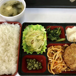 かしわ亭 - チーズinメンチカツ弁当