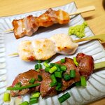 焼き鳥しげちゃん - レバー・ささみ・豚バラのセット