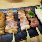 焼き鳥しげちゃん - セット＋皮とバラ