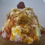 かき氷 くまさん - イチゴカスタードパイ（メニューの写真）