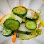 焼き鳥しげちゃん - 女将さん手製の漬物