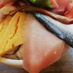 おさかなセンター イチノイチ - 玉子  とろっとろのびんちょう こはだ