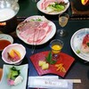 Echigoya Ryokan - 豆乳鍋 お刺身 茶碗蒸し 他