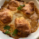 俺のフレンチ - エビと帆立のクネル グラタン仕立て