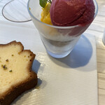 俺のフレンチ - デザートの盛り合わせ、3種ソルベ