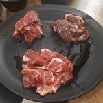 七輪焼肉 安安 - 王道３種盛り８８０円