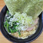巓 - ⑬20220810並ラーメン＋のり増し、ほうれん草＆ねぎハーフ増し