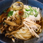つるまるGee - うめとろとろしいたけささみスペシャルうどん７００円！