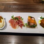 創作イタリアン Gemelli - 前菜４種盛り