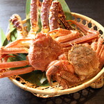 麺酒屋からから - 蟹一品　ズワイ・タラバ・毛ガニ