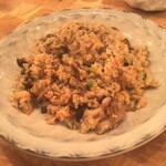 水色食堂 - サーモンとキノコの玄米リゾット