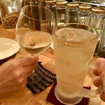 水色食堂 - ウチのカミさんと乾杯！